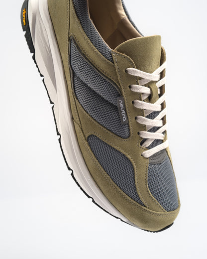 HAKONE TRAINER V.2 WARP KNIT | GREY OLIVE