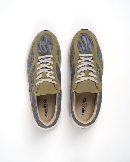 HAKONE TRAINER V.2 WARP KNIT | GREY OLIVE